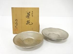 瑞峰造　菊文　茶托　4枚